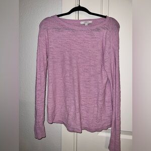 Loft pink sweater